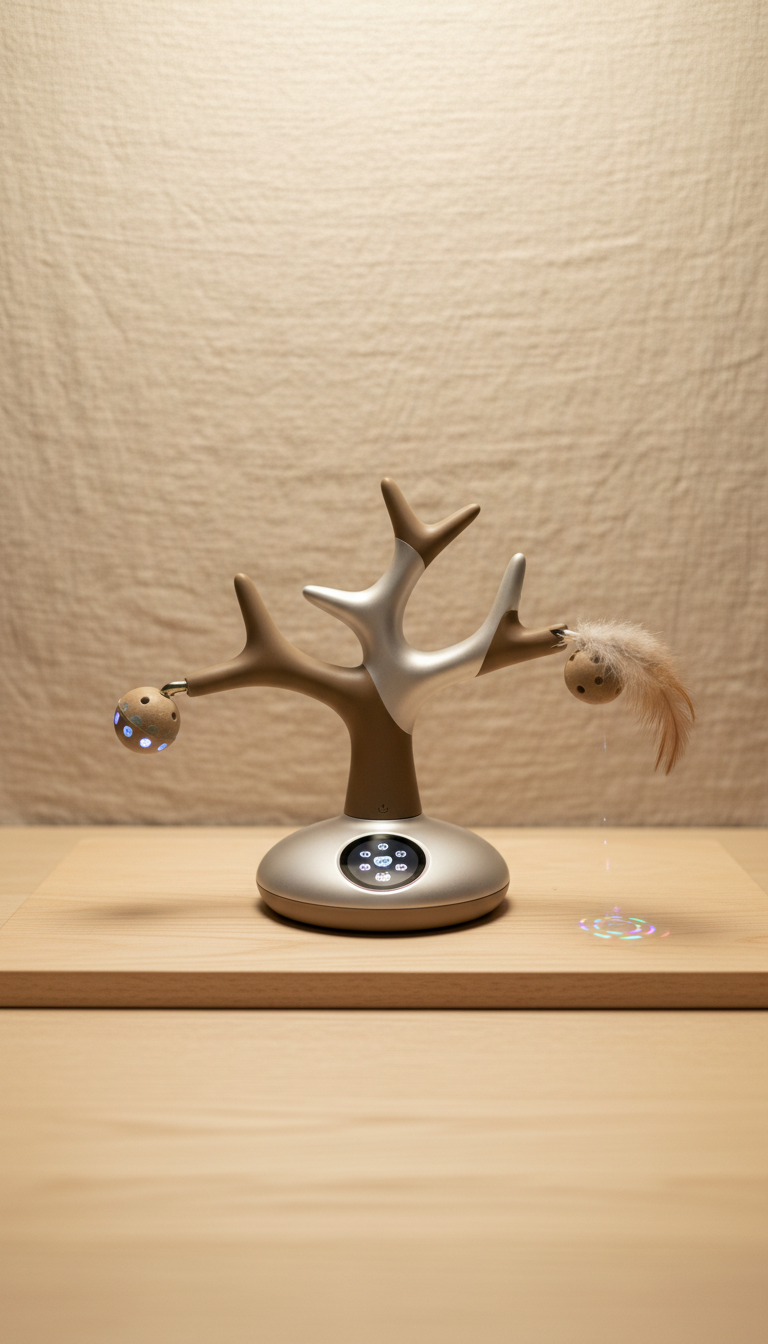 Electronic pet entertainer engaging toy